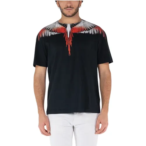 Icon Wings Basic T-Shirt , male, Sizes: XL, XS, L, M, S - Marcelo Burlon - Modalova