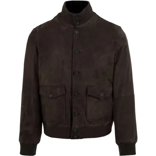 Leather Coat for Men , male, Sizes: XL, 3XL, M, 5XL, 2XL, L, 4XL - The Jack Leathers - Modalova
