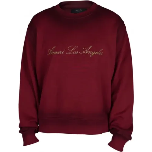 Burgundy Los Angeles Sweater , Herren, Größe: S - Amiri - Modalova