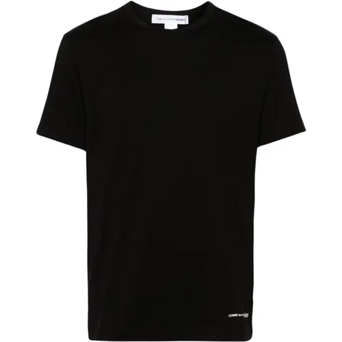 Schwarzes Tee Klassischer Stil , Herren, Größe: S - Comme des Garçons - Modalova