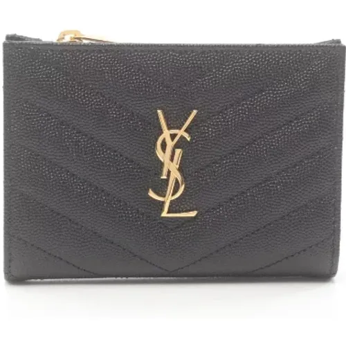 Pre-owned Leather wallets , female, Sizes: ONE SIZE - Yves Saint Laurent Vintage - Modalova