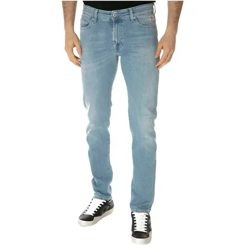 Slim Denim Jeans , Herren, Größe: W40 - Roy Roger's - Modalova