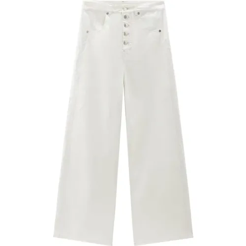 Wide Jeans , Damen, Größe: W25 - Woolrich - Modalova