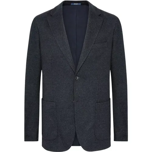 Micro Fancy Jersey Blazer Style Cernobbio , Herren, Größe: 3XL - Boggi Milano - Modalova