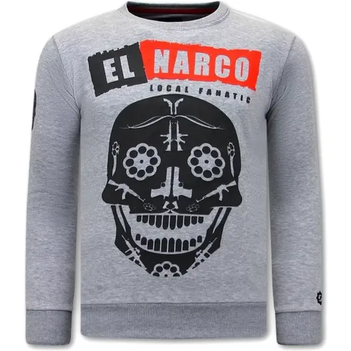 El Narco Sweatshirt Herren , Herren, Größe: L - Local Fanatic - Modalova
