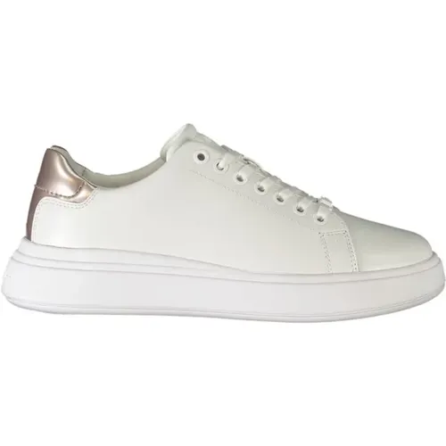 Stylischer Polyester Sneaker , Damen, Größe: 39 EU - Calvin Klein - Modalova