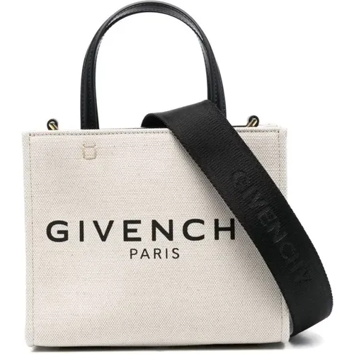 Beige/Schwarz G-Tote Mini Givenchy - Givenchy - Modalova