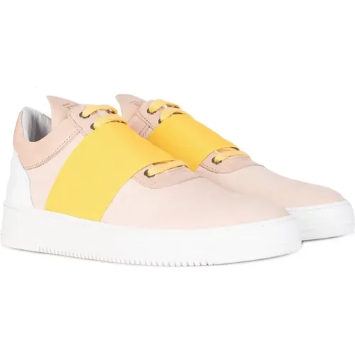 Low Rise Sneakers Taupe , female, Sizes: 7 UK, 8 UK - Filling Pieces - Modalova