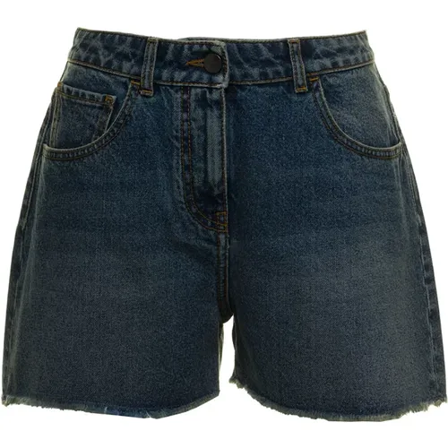 Jeans-Shorts , Damen, Größe: W28 - Palm Angels - Modalova