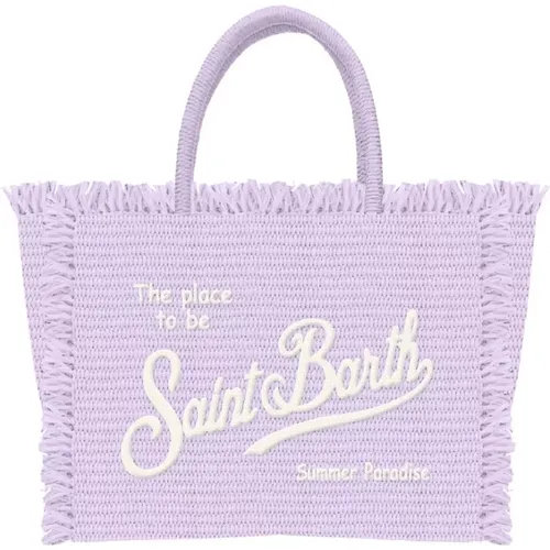 Straw Beach Bag Colette , female, Sizes: ONE SIZE - MC2 Saint Barth - Modalova