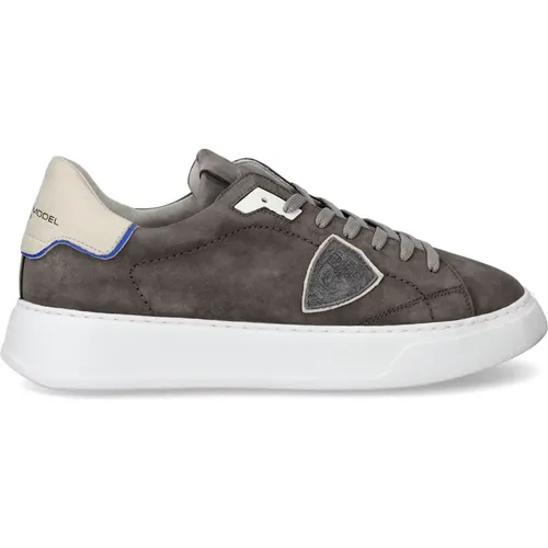 Sneakers Temple Tennis , Herren, Größe: 39 EU - Philippe Model - Modalova