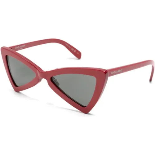SL 207 Jerry 008 Sunglasses , female, Sizes: 53 MM - Saint Laurent - Modalova