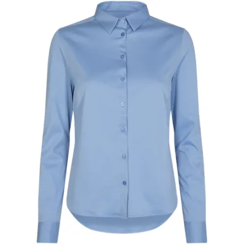 Light Tina Jersey Shirt Blouse , female, Sizes: 2XL, XS, XL - MOS MOSH - Modalova