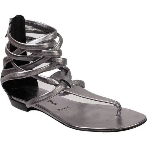 Silver Gladiator Thong Sandals , female, Sizes: 4 UK, 5 1/2 UK, 4 1/2 UK - Barbara Bui - Modalova
