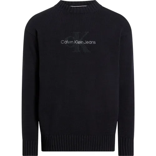 Crewneck Sweater CK BEH , male, Sizes: M, L, XS, S, XL, 2XL - Calvin Klein - Modalova