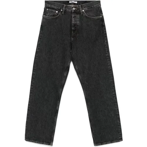 Schwarze Denim Jeans Schmetterlingsverschluss - Sunflower - Modalova