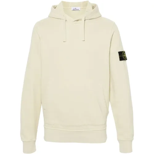 Sweaters with Contour Drawstring and Pouch Pocket , male, Sizes: L, XL - Stone Island - Modalova
