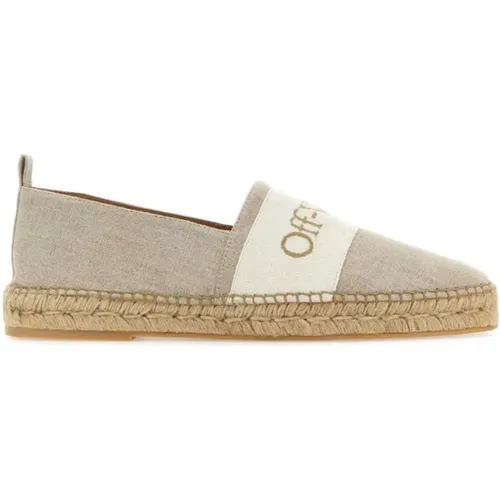 Espadrilles , Herren, Größe: 43 EU - Off White - Modalova