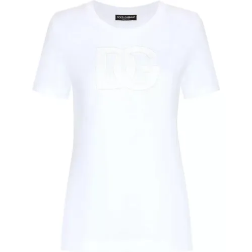 Optical T-Shirt , female, Sizes: S, 2XS, XS, M - Dolce & Gabbana - Modalova