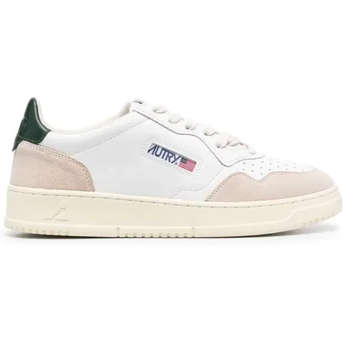 Panelled Leather Sneakers , male, Sizes: 8 UK, 6 UK - Autry - Modalova