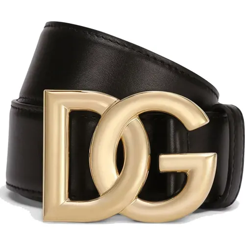 Logo Belt , female, Sizes: 75 CM, 90 CM, 85 CM, 80 CM - Dolce & Gabbana - Modalova