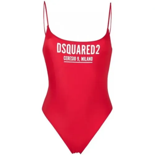 Holiday Vibes One-Piece Swimsuit , female, Sizes: S, L - Dsquared2 - Modalova
