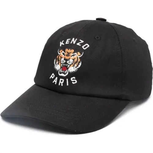 Varsity Tiger CAP Size: One, colour: , male, Sizes: ONE SIZE - Kenzo - Modalova