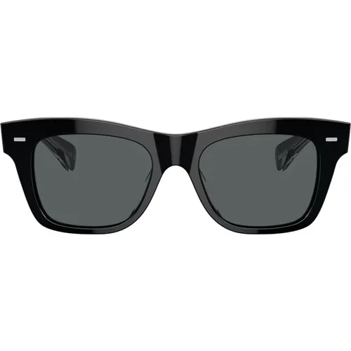 Classic Rectangular Sunglasses Ov5542Su , male, Sizes: 54 MM - Oliver Peoples - Modalova