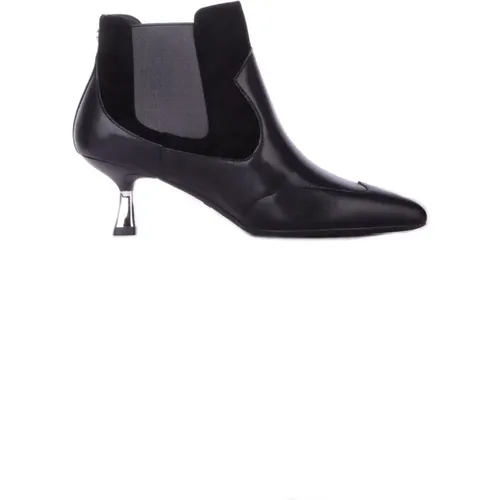 Leather Ankle Boots Logo , female, Sizes: 5 UK, 4 UK, 3 UK - Liu Jo - Modalova