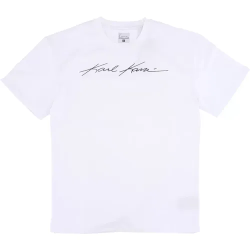 Autograph Heavy Jersey Boxy Tee , Herren, Größe: M - Karl Kani - Modalova