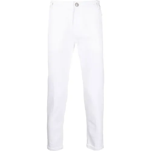 Slim Jeans with Logo Patch , male, Sizes: W38 - PT Torino - Modalova