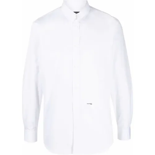 Ss22 Cotton Shirt , male, Sizes: M, XL, L - Dsquared2 - Modalova
