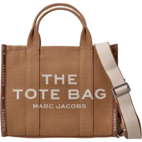 Cotton Hand Bag with Zip Pocket , female, Sizes: ONE SIZE - Marc Jacobs - Modalova
