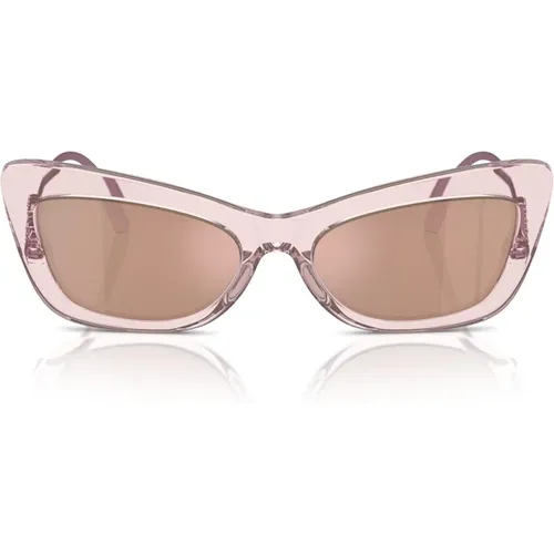 Women's Cat-Eye Sunglasses Dg4467B 31486X , unisex, Sizes: 55 MM - Dolce & Gabbana - Modalova