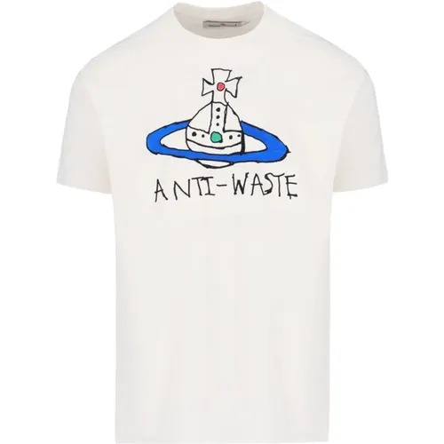 Klassische T-Shirts und Polos in Weiß , Herren, Größe: L - Vivienne Westwood - Modalova
