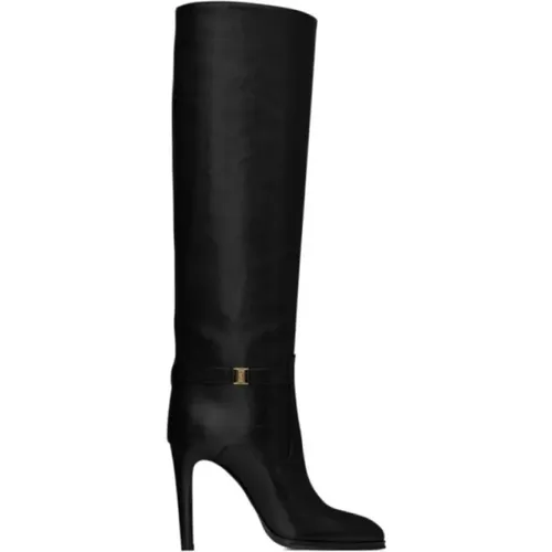 Diane Boots , female, Sizes: 8 UK, 3 UK, 4 1/2 UK - Saint Laurent - Modalova