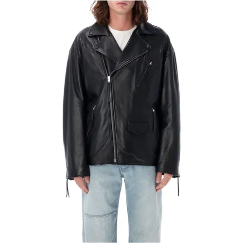 Biker Jacket Outerwear Aw24 , male, Sizes: M - Acne Studios - Modalova