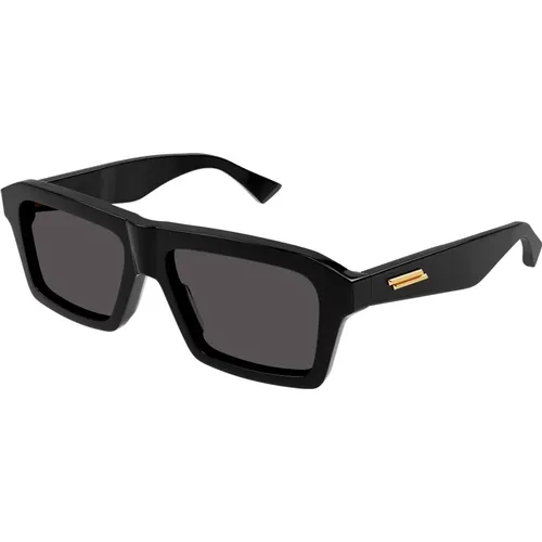 Bv1213S Sunglasses in Light Havana/ , male, Sizes: 55 MM - Bottega Veneta - Modalova