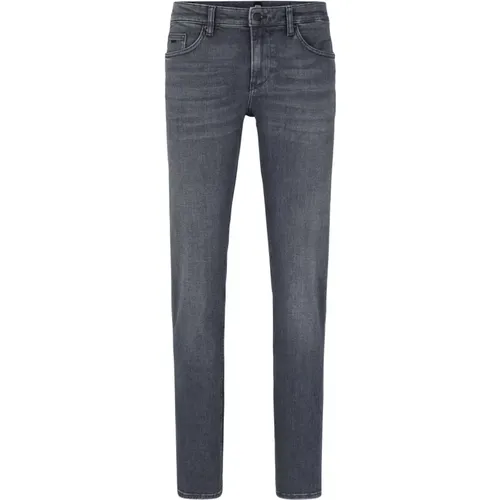 Premium Slim Fit Jeans mit Regular-Rise Bund , Herren, Größe: W30 L34 - Hugo Boss - Modalova