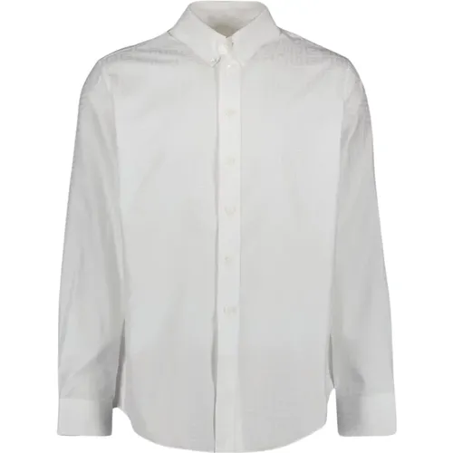 Klassisches Weißes Hemd 4G-Druck , Herren, Größe: L - Givenchy - Modalova