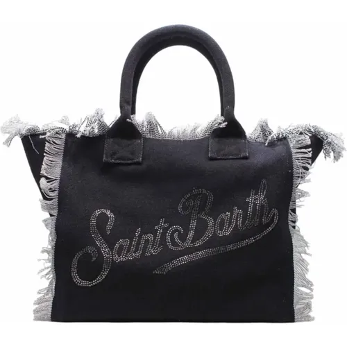 Beach Vanity Bag with Strass Detail , female, Sizes: ONE SIZE - MC2 Saint Barth - Modalova