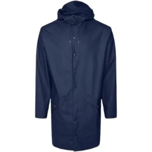 Stilvolle Wasserdichte Lange Jacke , Damen, Größe: XS - Rains - Modalova