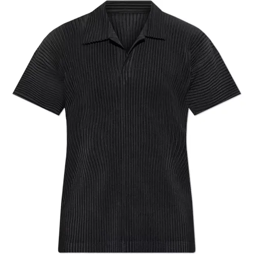 Pleated Polo , male, Sizes: M, L, XL - Issey Miyake - Modalova