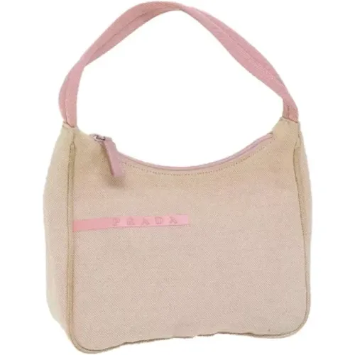 Pre-owned Cotton handbags , female, Sizes: ONE SIZE - Prada Vintage - Modalova