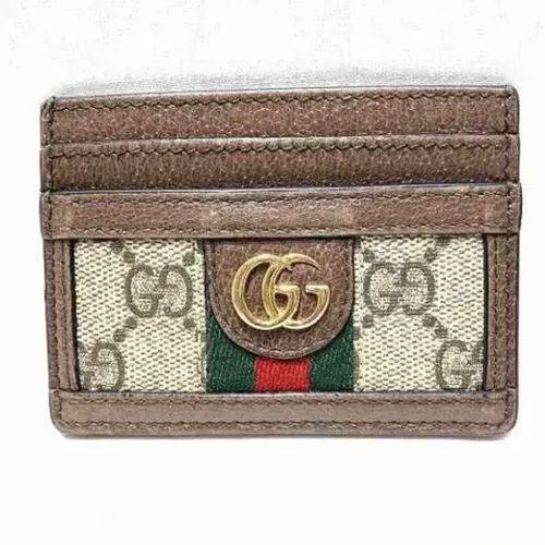 Pre-owned Leder portemonnaies - Gucci Vintage - Modalova