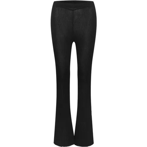 Ausgestellte Schwarze Hose Sameagz Stil - Gestuz - Modalova