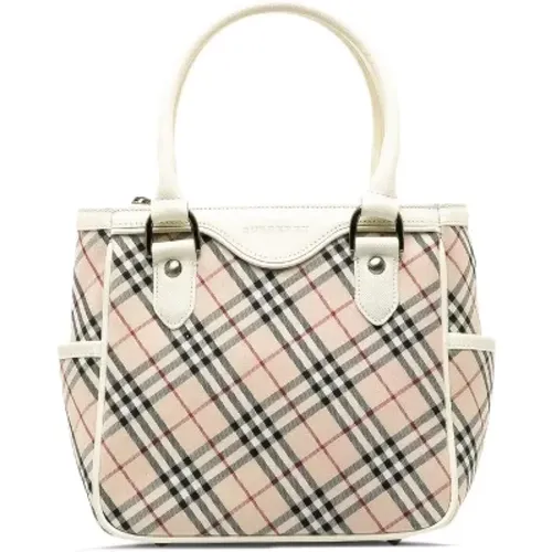 Pre-owned Canvas handbags , female, Sizes: ONE SIZE - Burberry Vintage - Modalova