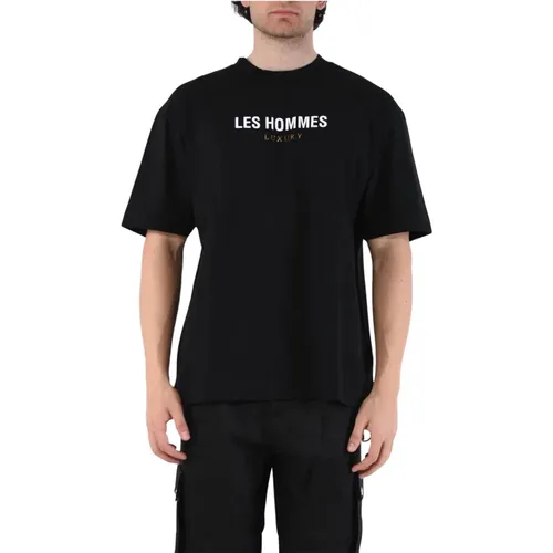 T-Shirts , male, Sizes: M, L, S, 2XL - Les Hommes - Modalova