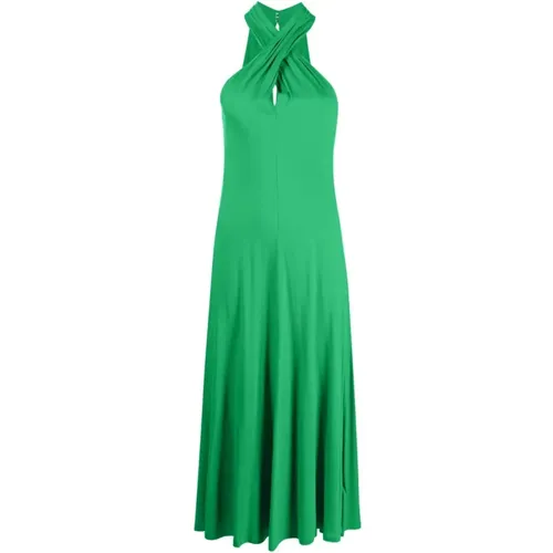 Grünes Mini-Kleid Bianca Cocktail , Damen, Größe: M - Polo Ralph Lauren - Modalova