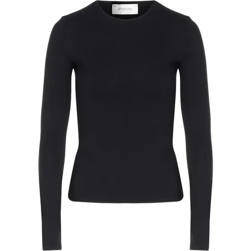 Long Sleeve Jersey T-shirt in , female, Sizes: S - SPORTMAX - Modalova